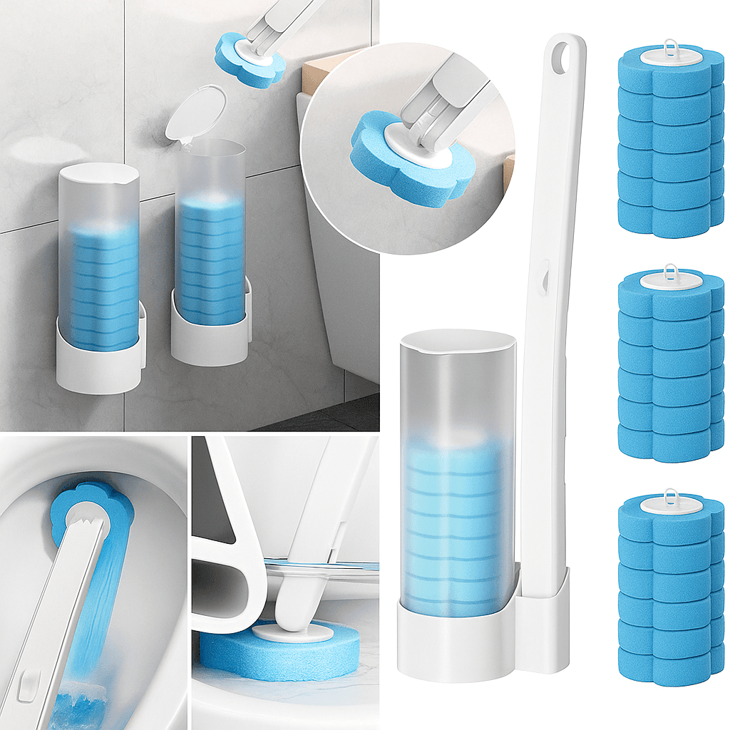 Innowacyjna szczotka z wymiennymi końcówkami do WC